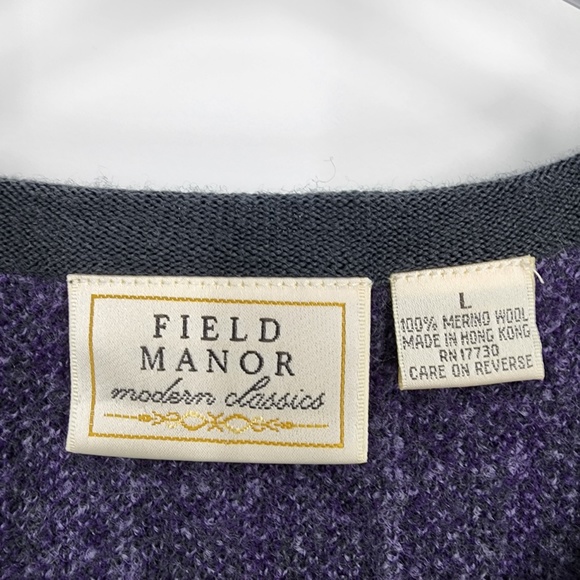 Vintage Field Manor Merino Wool Cardigan Sweater - Picture 6 of 6